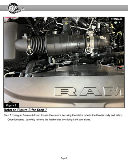 aFe 50-70120R Cold Air Intake System for 2025-26 Ram 1500 / 22-26 Wagoneer 3.0L
