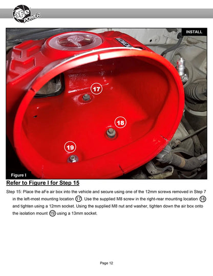 aFe Momentum GT Red Edition Cold Air Intake w/ Pro DRY S Filter | Toyota FJ Cruiser (07-23) (50-70095DR)