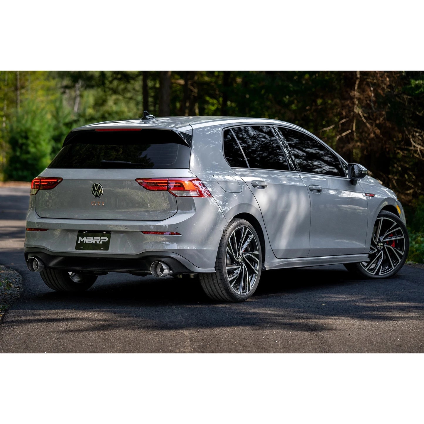 MBRP Stainless Steel 3" Cat-Back - 2.5" Dual Split Exit | 2022 - 2024 VW MK8 Golf GTI (S4617)