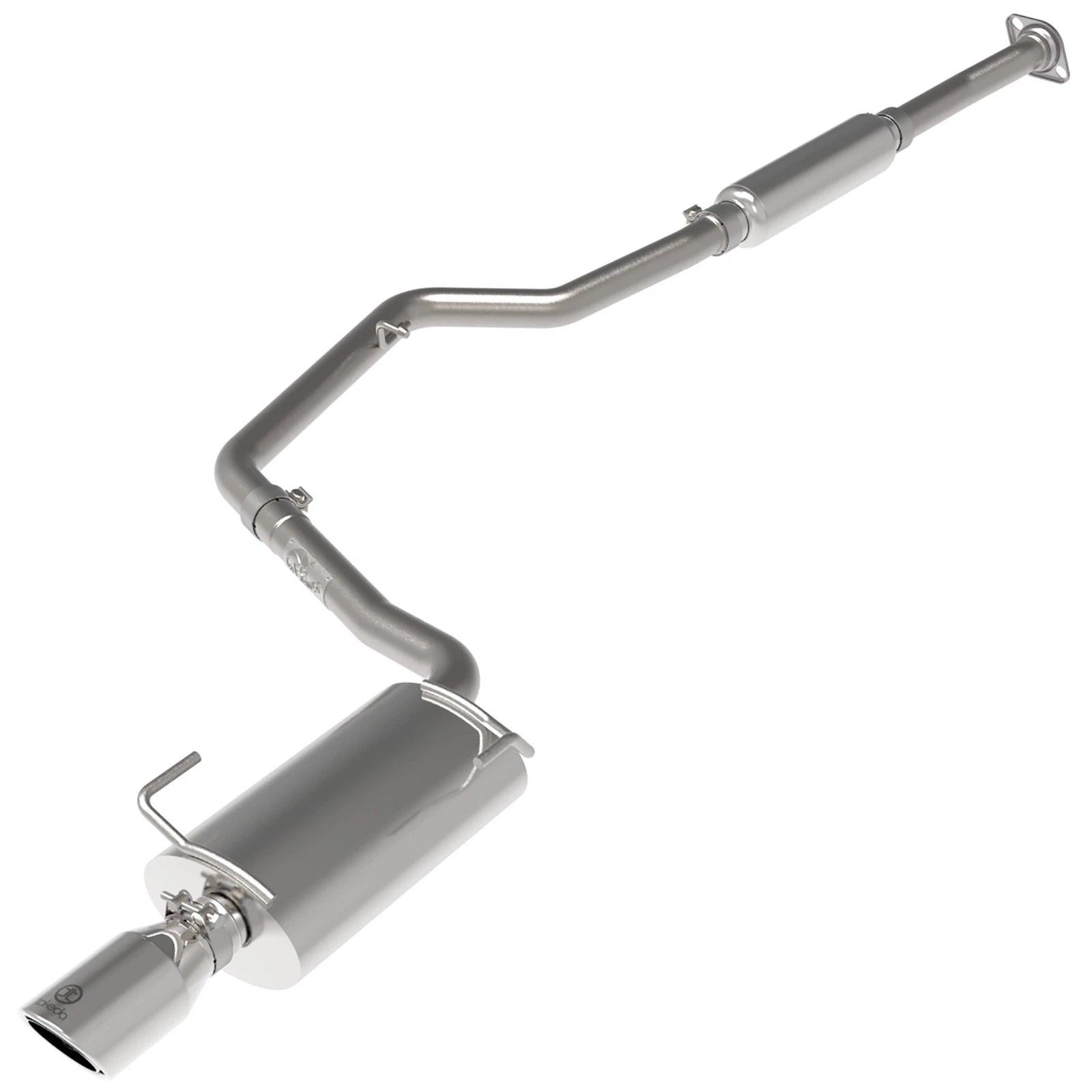aFe Takeda 2-1/4in SS Cat-Back w/ Polished Tip | Subaru Impreza 2.0L (12-16) (49-36052-P)