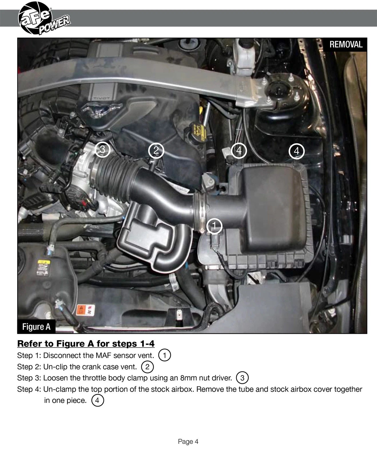 aFe Magnum FORCE Stage-2 Cold Air Intake | Ford Mustang V6 3.7L (11-14) (54-12102-P) (SPF5412102-P)