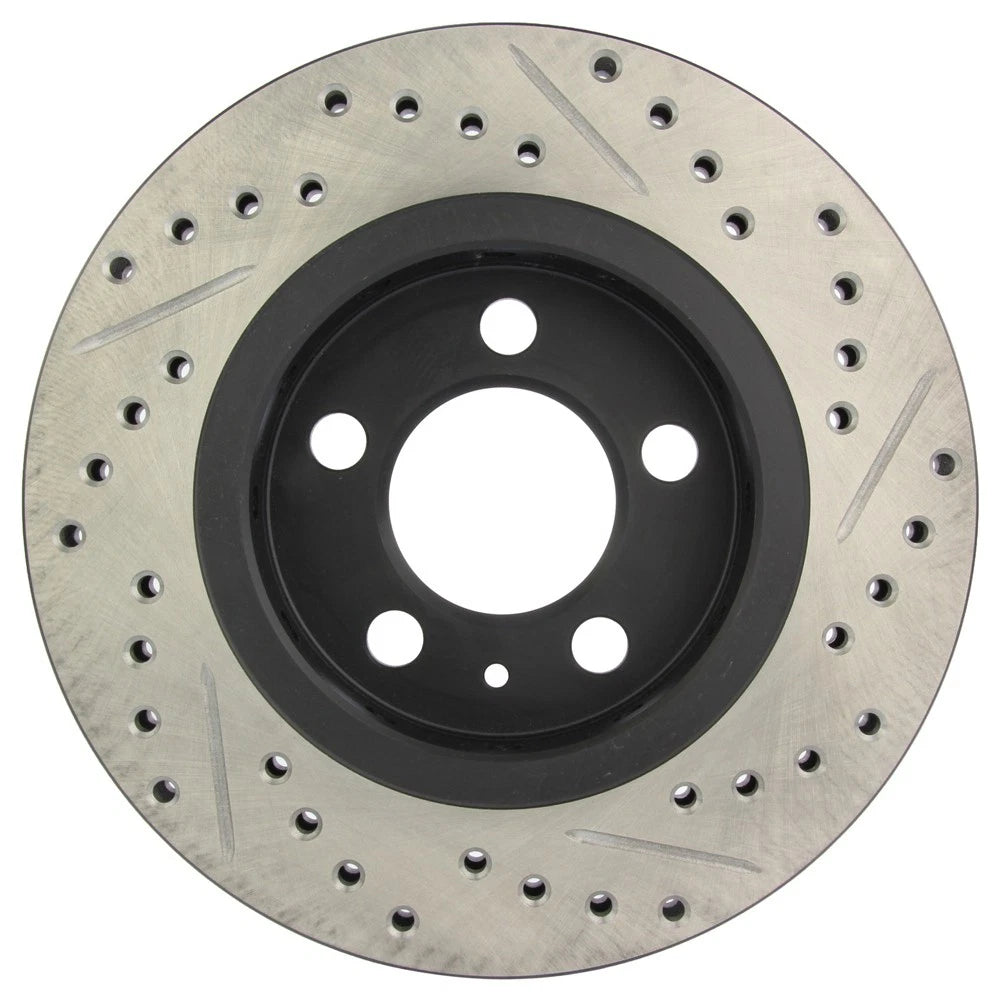 StopTech 127.33069R Rear Right Drilled Brake Rotor for 00-06 TT / 02-06 VW Golf