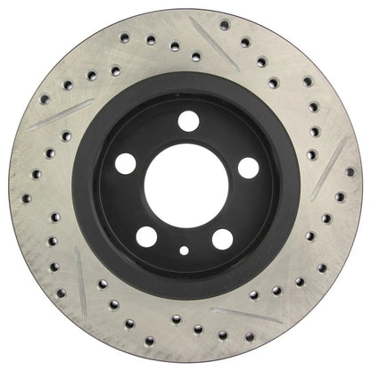 StopTech 127.33069R Rear Right Drilled Brake Rotor for 00-06 TT / 02-06 VW Golf