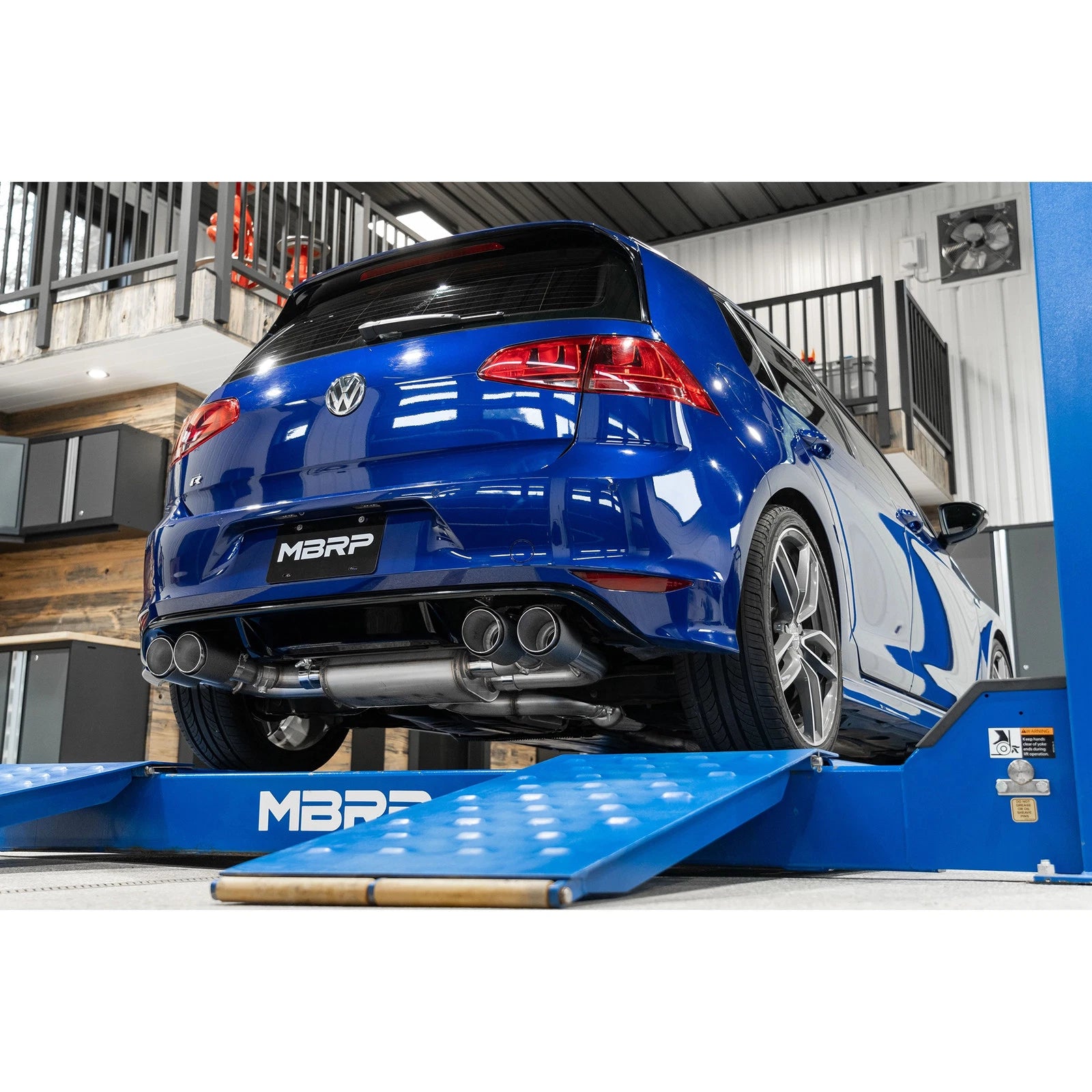 MBRP Cat-Back Exhaust System | 2015-2019 Volkswagen Golf R (S46053CF)