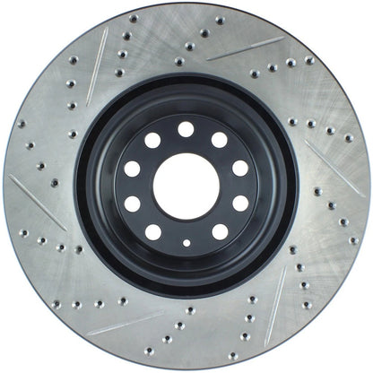 StopTech 127.33144L Front Left Drilled Brake Rotor for 2014-19 S3 / 12-17 VW CC