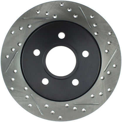 StopTech 127.61099L Rear Left Drilled Disc Brake Rotor for 2012-2018 Ford Focus