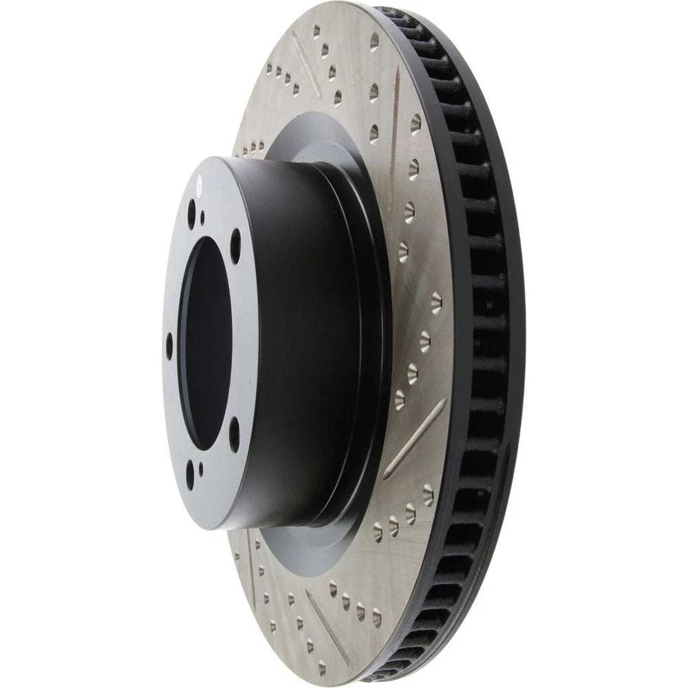 StopTech 127.44156L Front Left Drilled Disc Brake Rotor for 07-19 Toyota Tundra