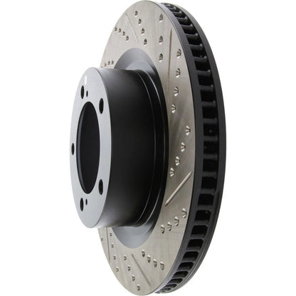 StopTech 127.44156L Front Left Drilled Disc Brake Rotor for 07-19 Toyota Tundra