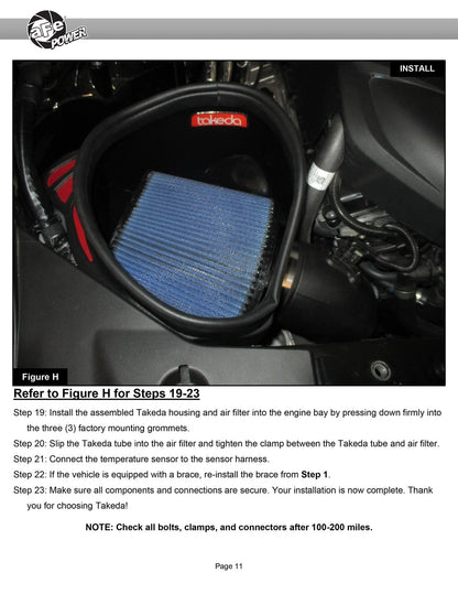 aFe Takeda Stage-2 AIS w/ Pro 5R Intake | Toyota GR Supra (A90) L6-3.0L (20-22) (56-10015R)