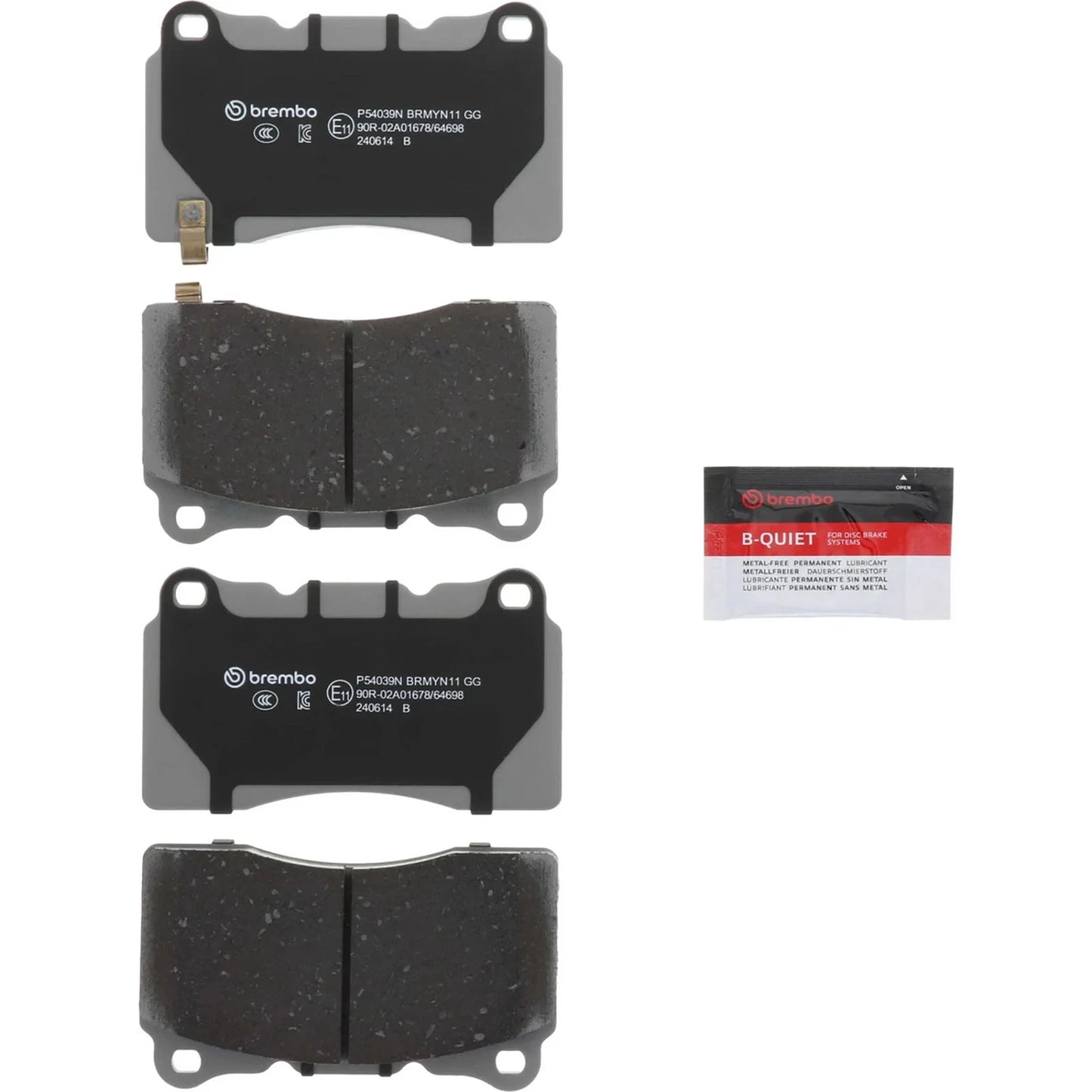 Brembo OE Front OE Equivalent Pad | Subaru WRX STI (15-17) / BRZ (17-20) (P54039N)