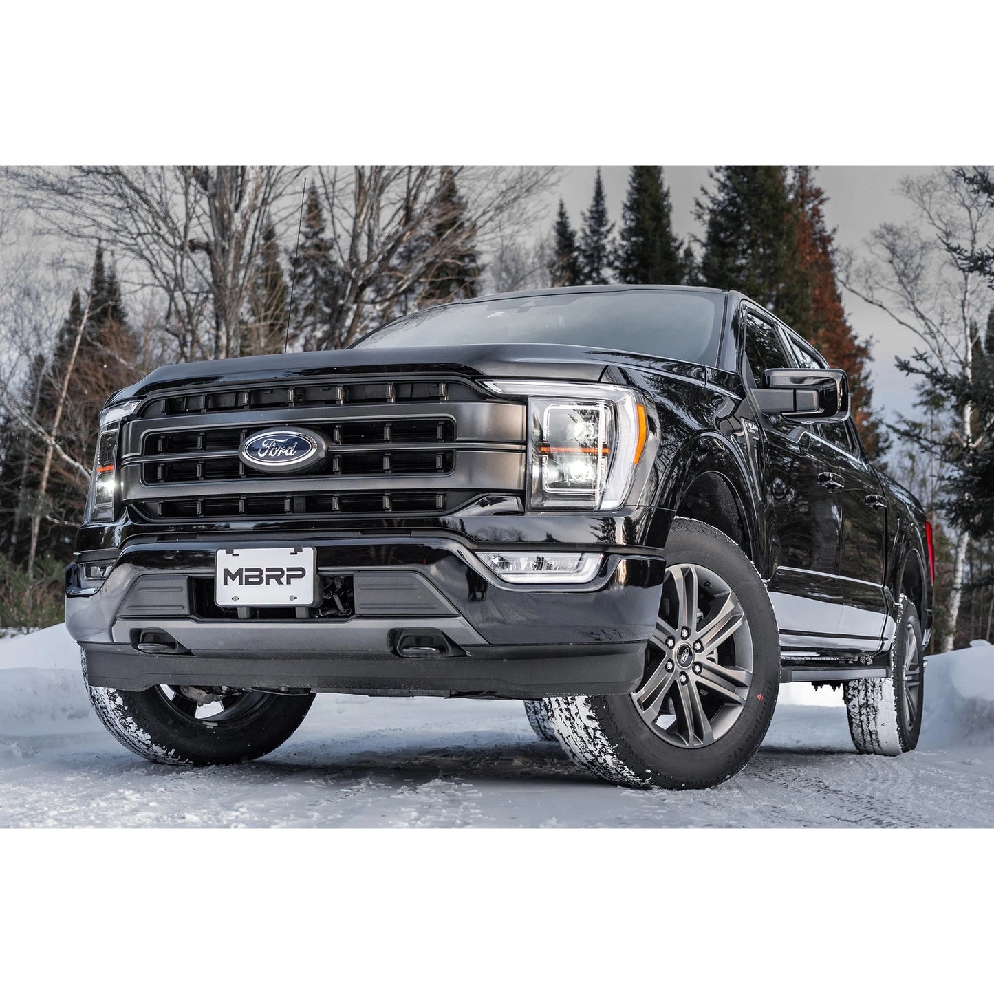 MBRP 3in Cat-Back Dual Split Side Exhaust | Ford F-150 21-24 2.7L/3.5L/5.0L (S5213409)