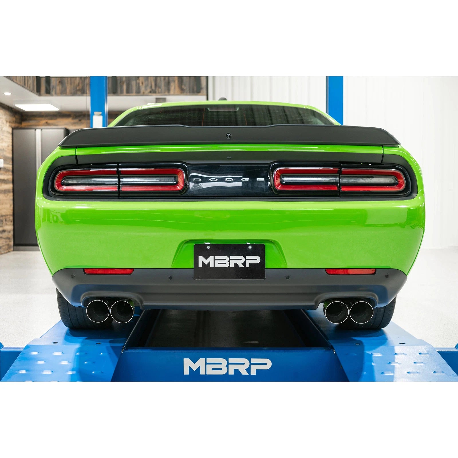 MBRP Race Series 3in Cat-Back D&S Exhaust w/ Quad Tips | Dodge Challenger 16+ (S7114AL)