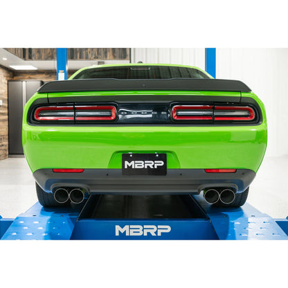 MBRP Race Series 3in Cat-Back D&S Exhaust w/ Quad Tips | Dodge Challenger 16+ (S7114AL)