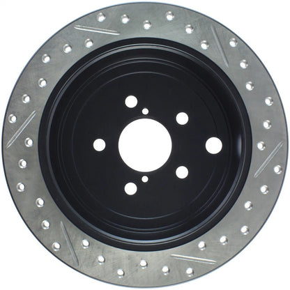 StopTech Slotted & Drilled Right Rear Rotor | Subaru Impreza WRX (08-10)