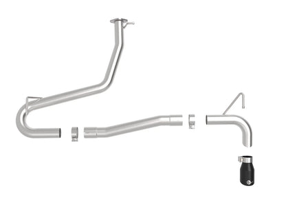 aFe 2.5in SS Axle-Back Exhaust w/ Black Tips | Hyundai Kona AWD (18-22) (49-37017NM-B)