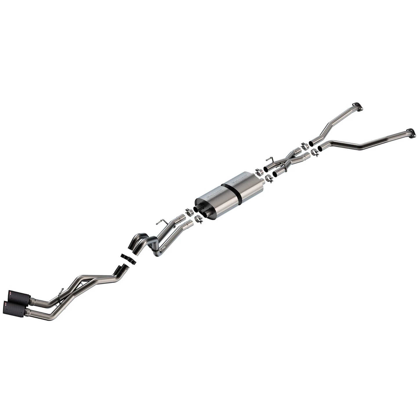 Borla 22-24 Toyota Tundra 3.4L V6 Hybrid Ext. Cab/Std Bed/145.7in WB S-Type Cat-Back - Carbon | Hybrid (140939CFBA)