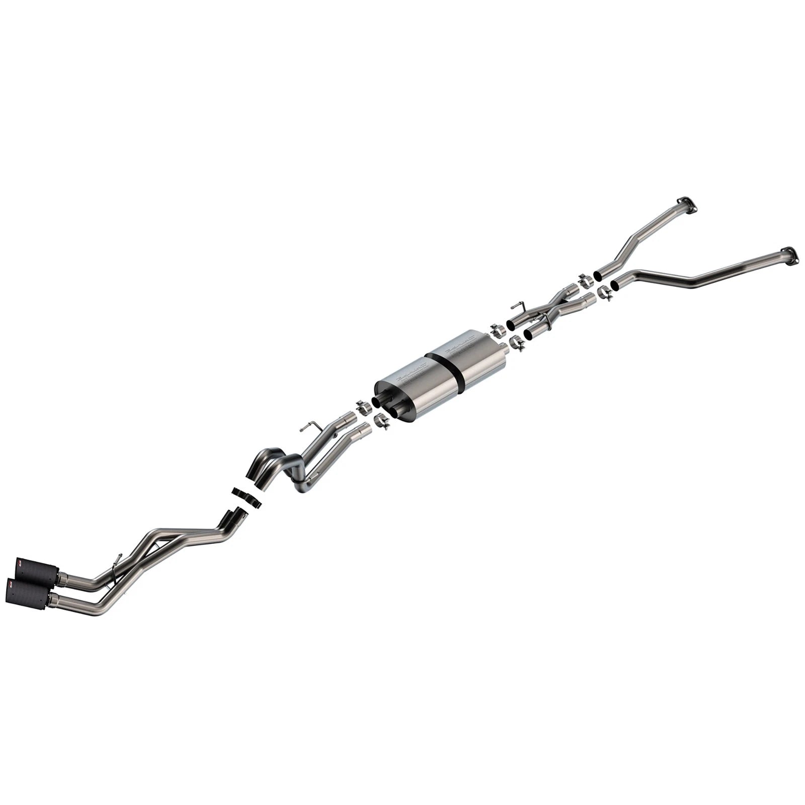 Borla 22-24 Toyota Tundra 3.4L V6 Hybrid Ext. Cab/Std Bed/145.7in WB S-Type Cat-Back - Carbon | Hybrid (140939CFBA)