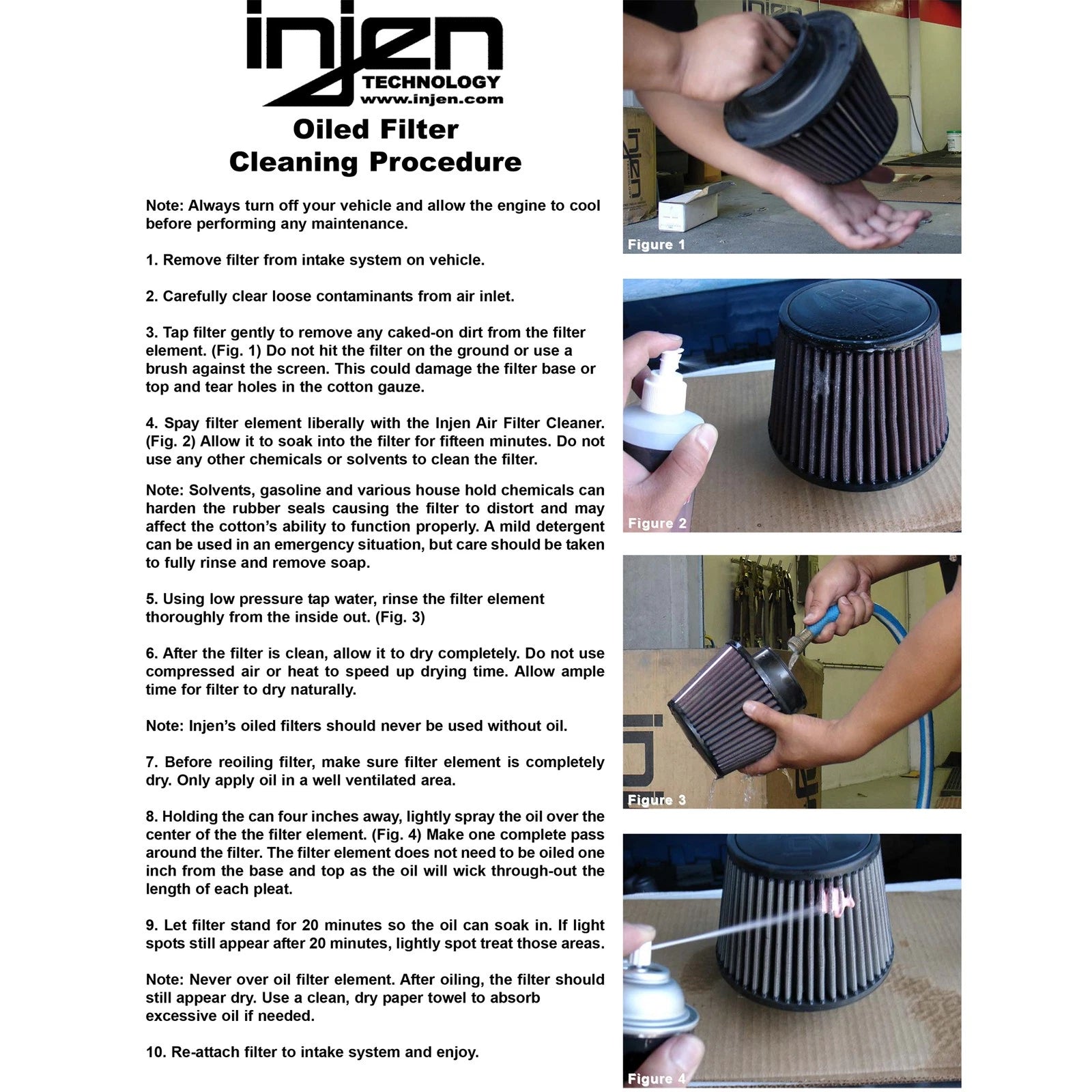 Injen 8-Layer 2.75in Black Oiled Cotton Gauze Air Filter | Universal (X-1013-BR)