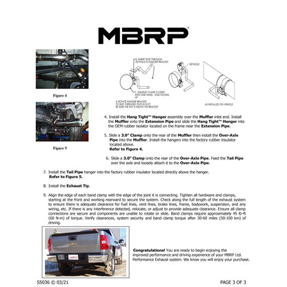 MBRP 3in. Cat-Back Single Side Exit Exhaust | Chevrolet/GMC 1500 (07-08) (S5036AL)
