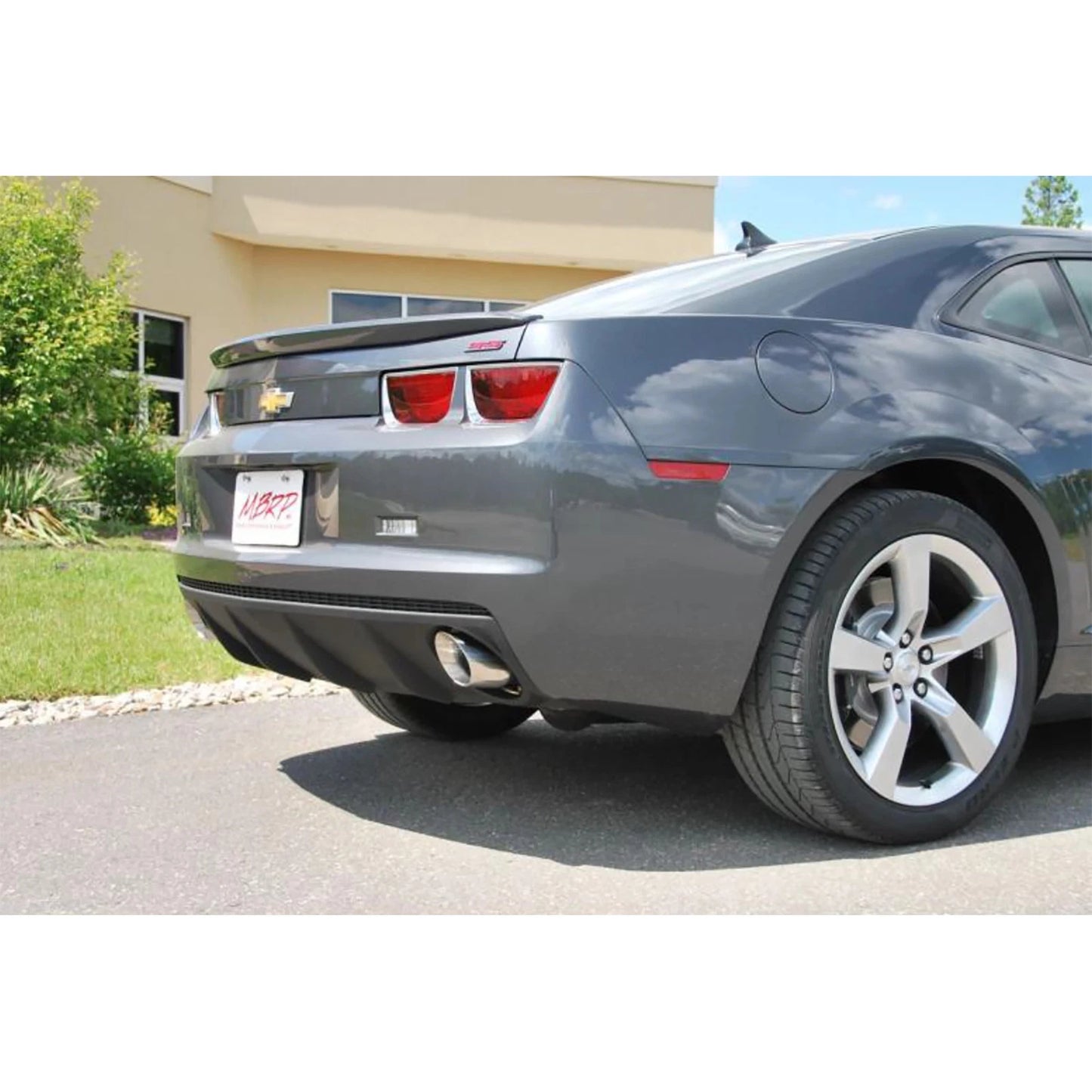 MBRP 3in. Dual Cat-Back Exhaust w/ Round Tips | Chevrolet Camaro V8 6.2L 6-Speed (10) (S7018409)