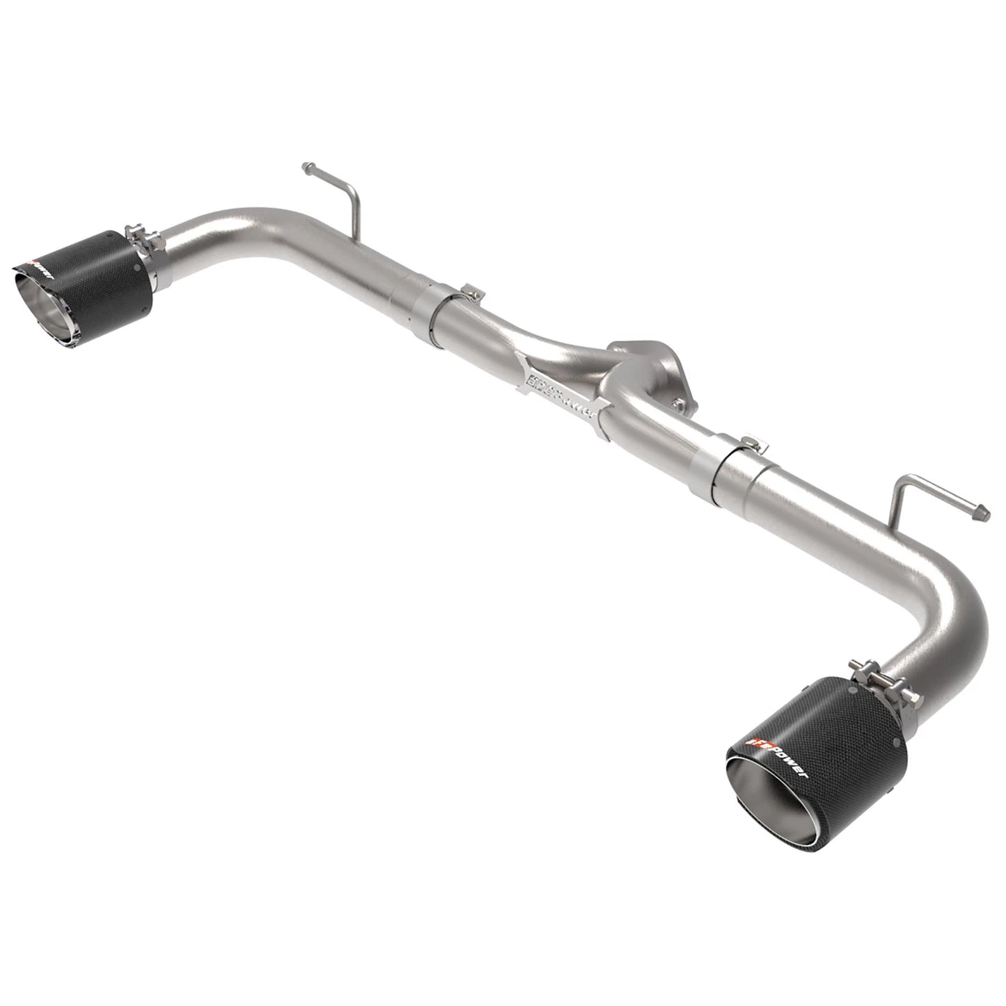 aFe Takeda 2.5in SS Axle-Back Exhaust w/ Carbon Tips | Mazda 3 (14-18) (49-37014-C)