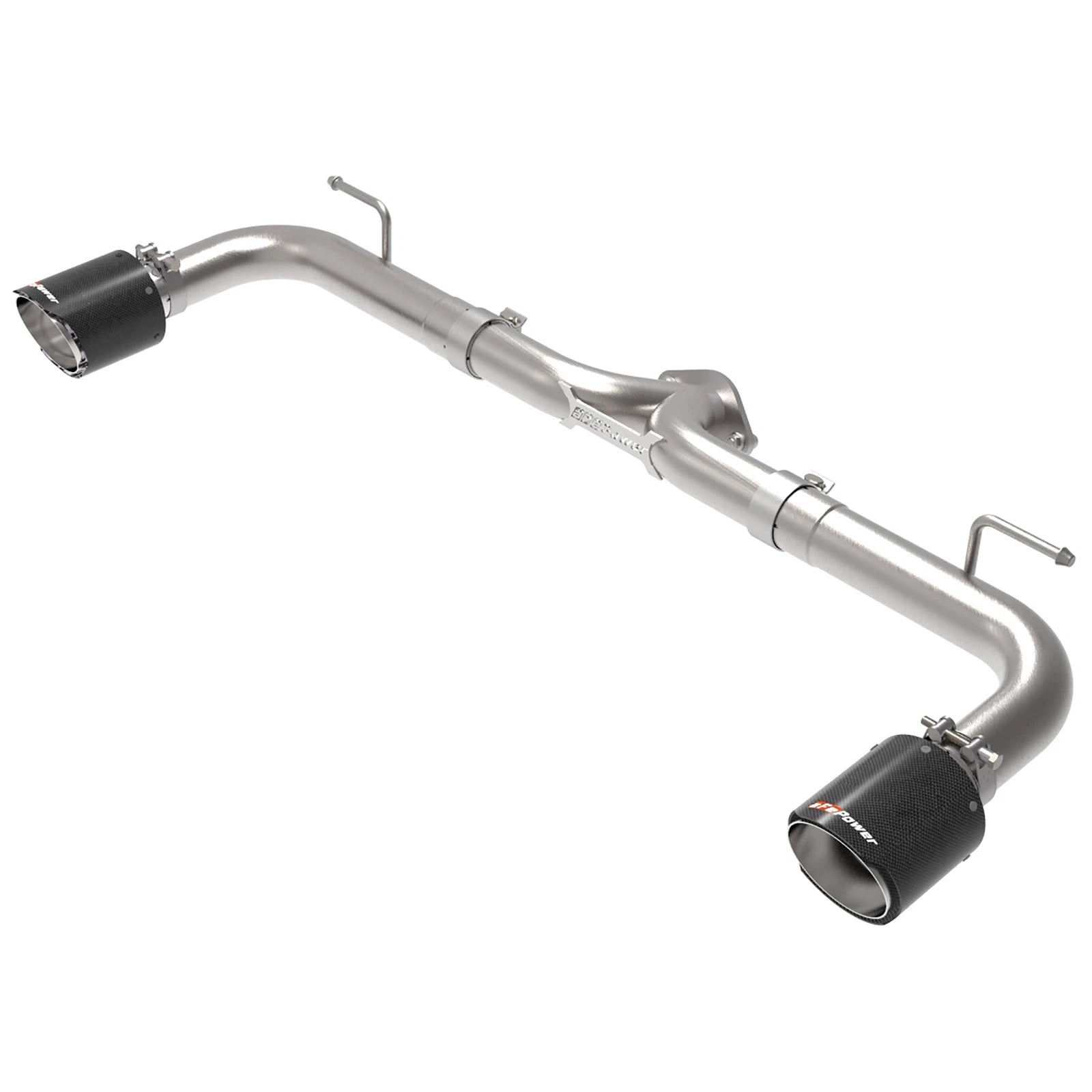 aFe Takeda 2.5in SS Axle-Back Exhaust w/ Carbon Tips | Mazda 3 (14-18) (49-37014-C)
