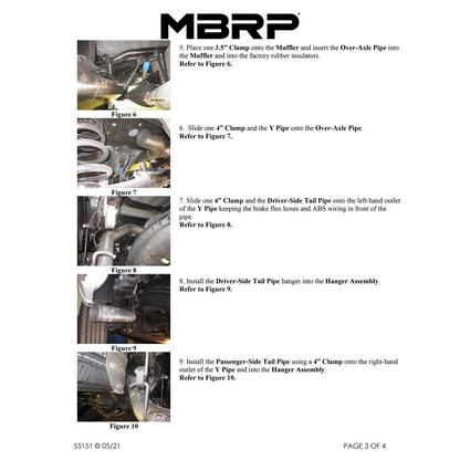 MBRP 4in AL Dual Side Split Outlet Cat Back Exhaust | Ram 2500 6.4L (14-16) (S5151AL)