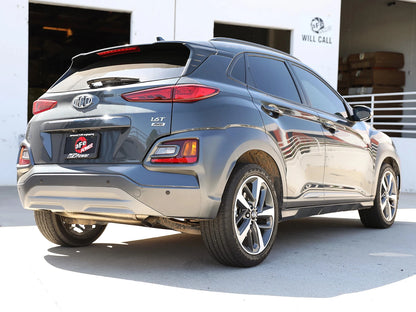 aFe 2.5in SS Axle-Back Exhaust w/o Muffler | Hyundai Kona (18-21) (49-37017NM)