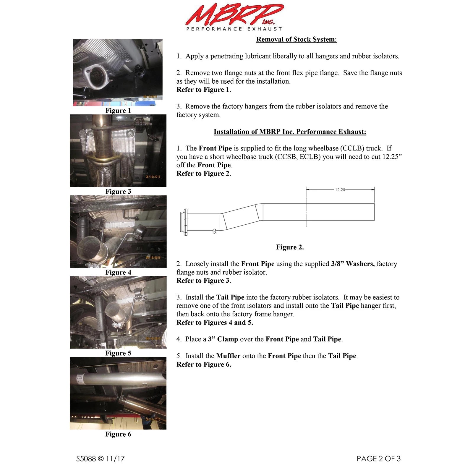 MBRP 3in D&S Cat-Back Exhaust | Colorado/Canyon 2.5L & 3.6L (15-16) (S5088AL)