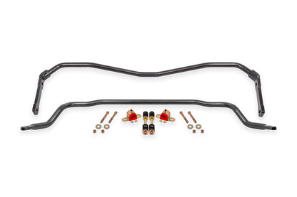 BMR 64-72 A-Body Front & Rear Sway Bar Kit w/ Bushings - Black Hammertone