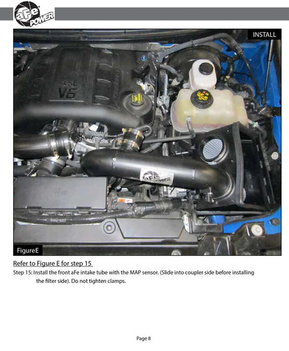 aFe Magnum FORCE Stage-2 Cold Air Intake F&R | Ford F-150 V6 3.5L EcoBoost (12-14) (54-12192)