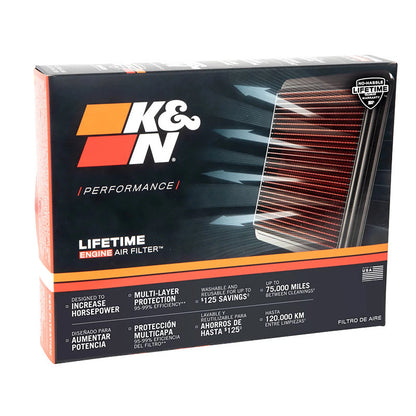 K&N Engineering Drop In Air Filter: BMW 2.0L / 2.2L / 2.5L / 2.8L / 3.0L / 3.2L