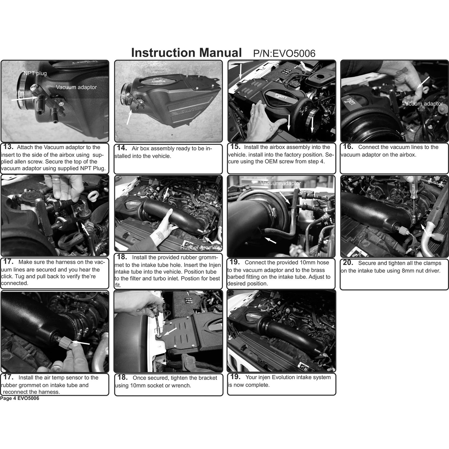 Injen Evolution Intake | Jeep Wrangler JL 2.0L Turbo (2018-2023)