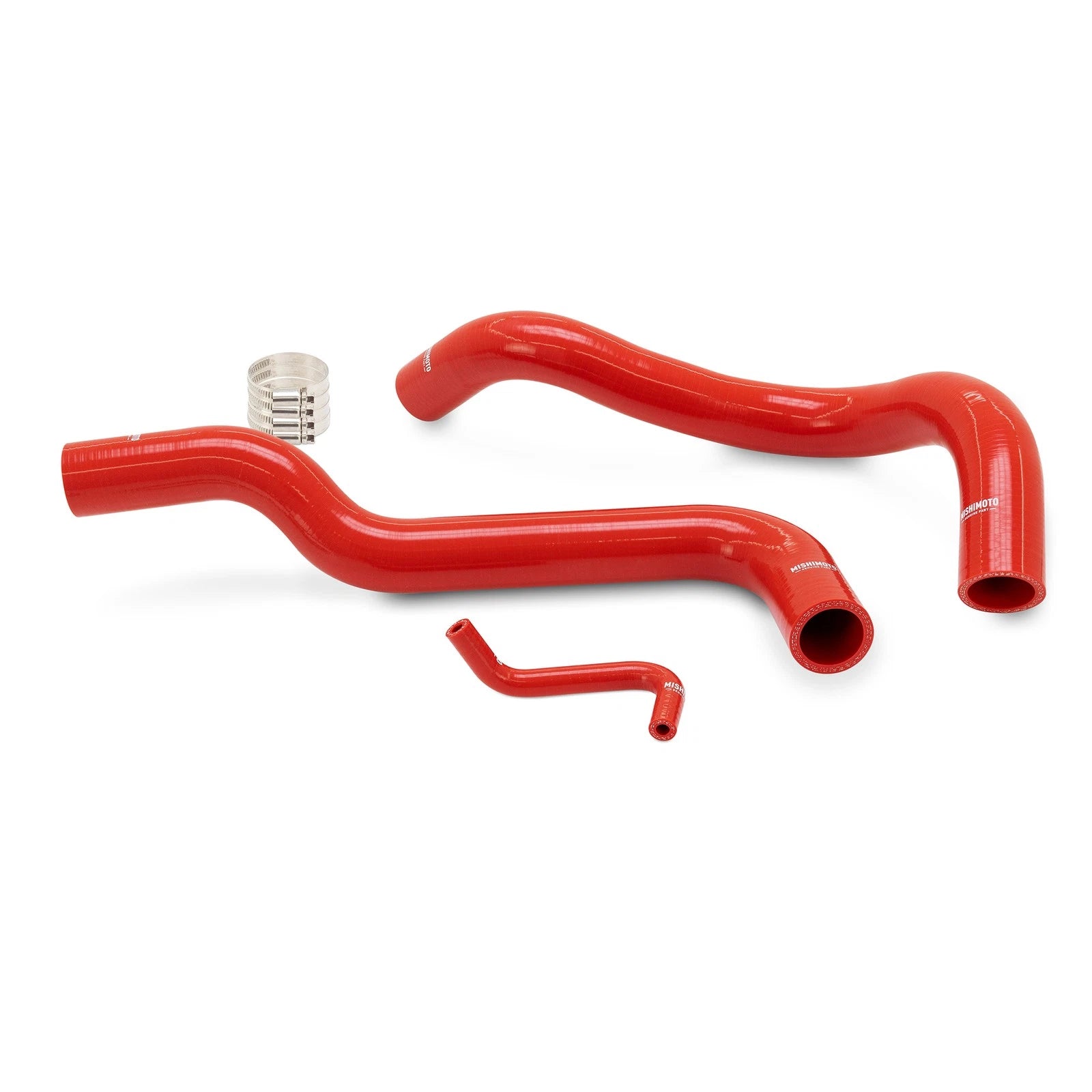 Mishimoto Red Silicone Coolant Hose Kit | Toyota Tacoma (04-15) / FJ Cruiser (07-23) (MMHOSE-TAC27-05RD)