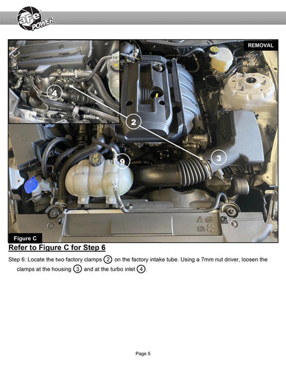 aFe Super Stock Pro Dry S Induction System | Ford Mustang L4-2.3L (15-20) (55-10006D)