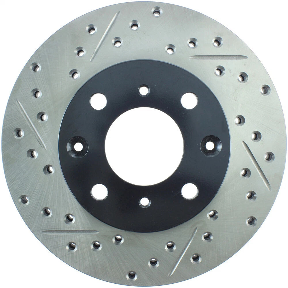 Stoptech Slotted And Drilled Brake Rotor | 1990-2000 Honda Civic (127.40023L)