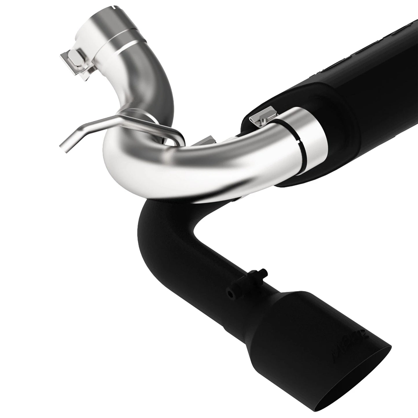 MBRP 2.5in Axle-Back D&S Black Dual Rear Exit Exhaust | Jeep Wrangler/Rubicon (07-14) (S5528BLK)