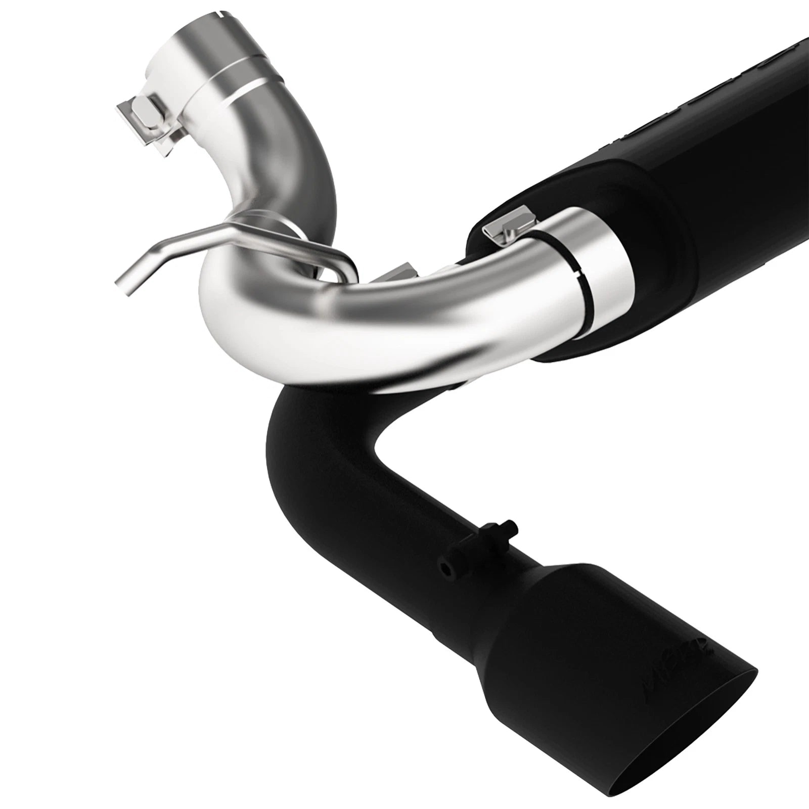 MBRP 2.5in Axle-Back D&S Black Dual Rear Exit Exhaust | Jeep Wrangler/Rubicon (07-14) (S5528BLK)