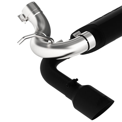 MBRP 2.5in Axle-Back D&S Black Dual Rear Exit Exhaust | Jeep Wrangler/Rubicon (07-14) (S5528BLK)