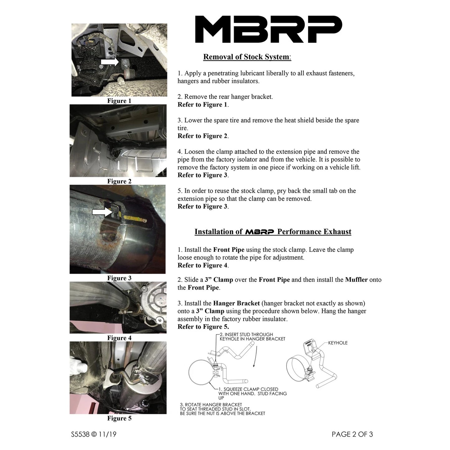 MBRP 2.5in Dual Rear Exit 3in Cat-Back Exhaust Aluminized | Jeep Gladiator 3.6L (20) (S5538AL)