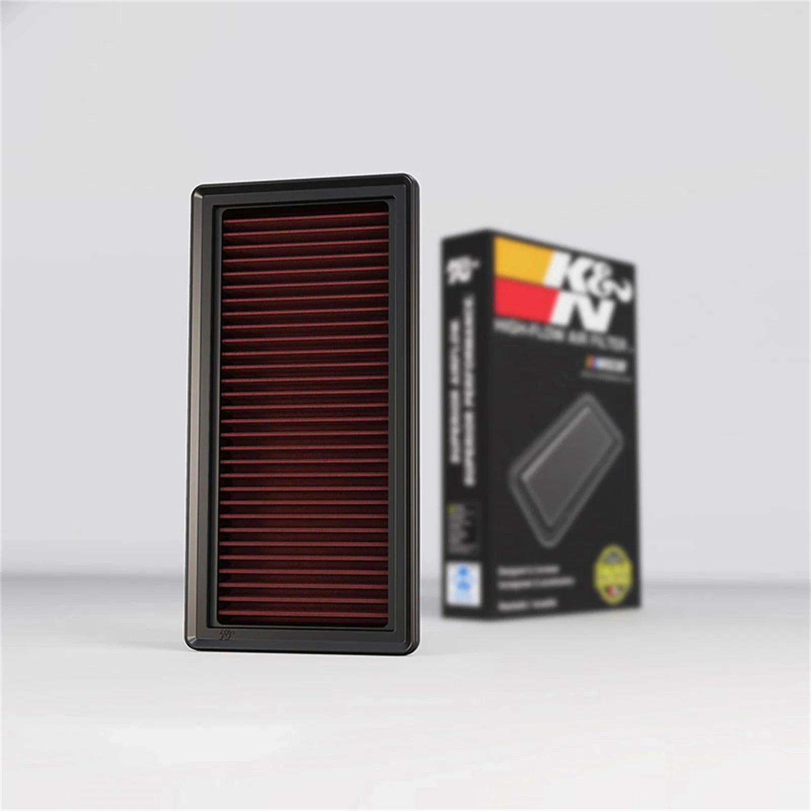 K&N 33-2479 Performance Air Filter for 12-19 Nissan Versa / 14-19 Versa Note 1.6