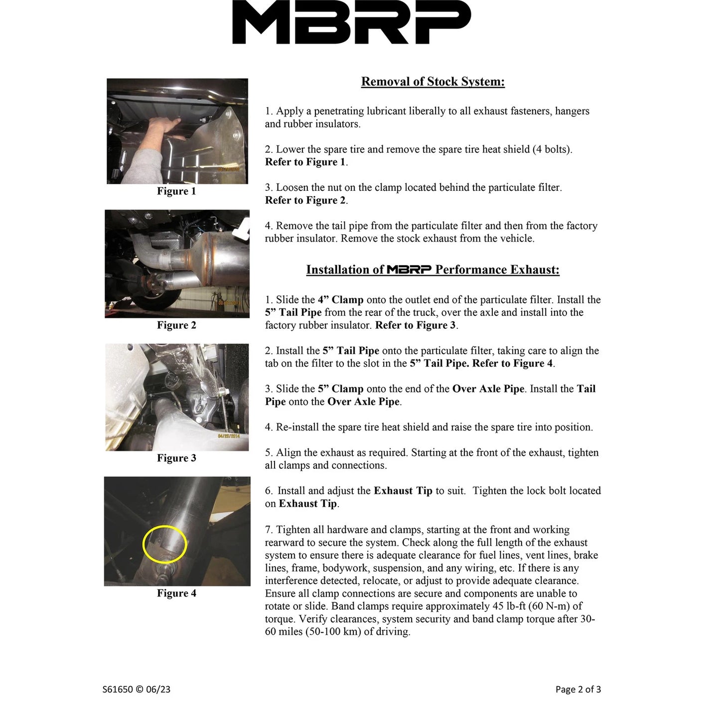 MBRP 5in Filter Back Exhaust | Dodge Ram 2500/3500 10 (S61650AL)