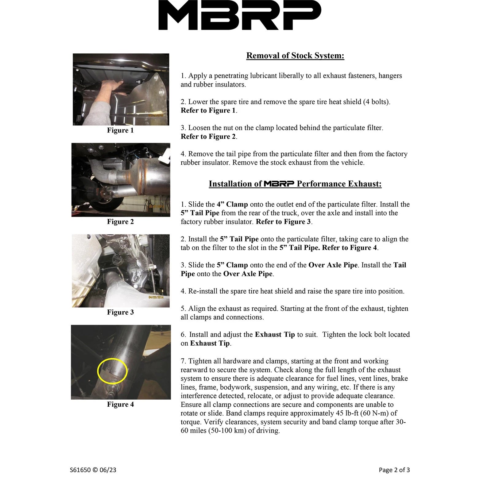 MBRP 5in Filter Back Exhaust | Dodge Ram 2500/3500 10 (S61650AL)