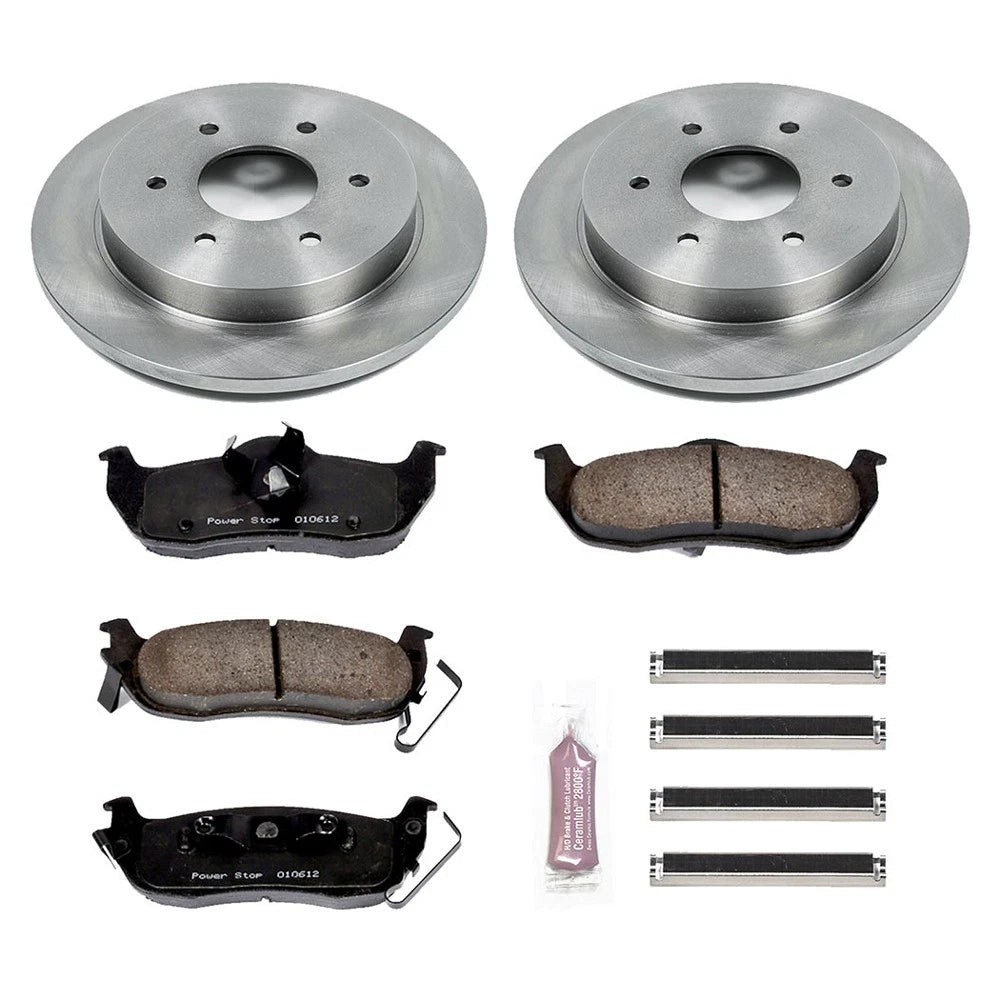 PowerStop Rear Brake Kit | 2004–2010 Infiniti QX56 (KOE2445)