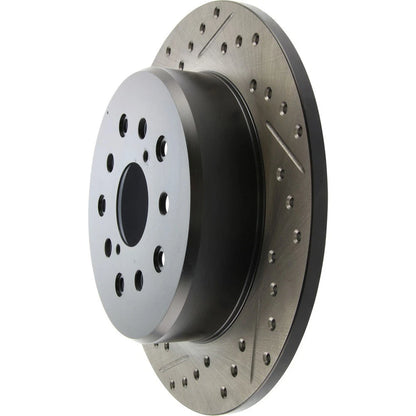 StopTech 127.44090R Rear Right Drilled Brake Rotor for 98-05 GS300 / 01-05 IS300