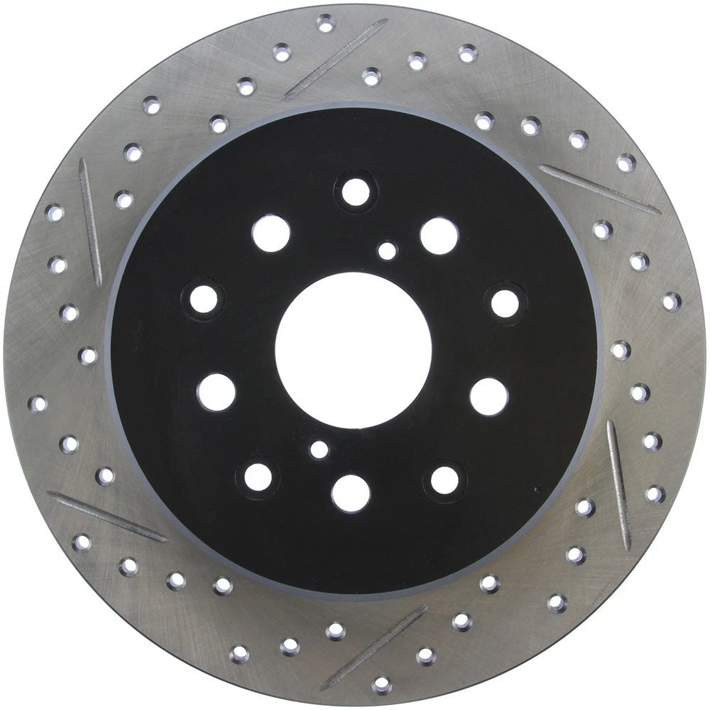 StopTech 127.44090R Rear Right Drilled Brake Rotor for 98-05 GS300 / 01-05 IS300