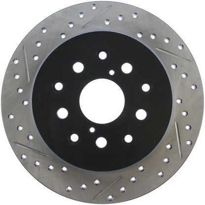 StopTech 127.44090R Rear Right Drilled Brake Rotor for 98-05 GS300 / 01-05 IS300