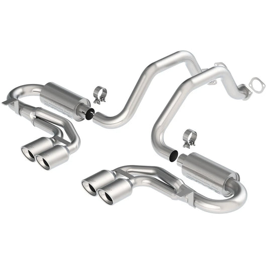 Borla Axle-back S-Type Exhaust | 1997-2004 Chevrolet Corvette Base (BOR2 140038 / BOR2 140039)