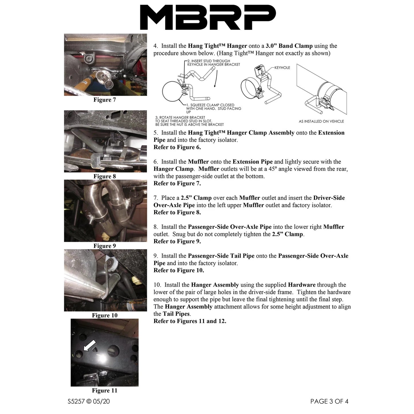 MBRP 3in Cat-Back Dual Split Side Exit AL Exhaust System | Ford F-150 5.0L (15) (S5257AL)
