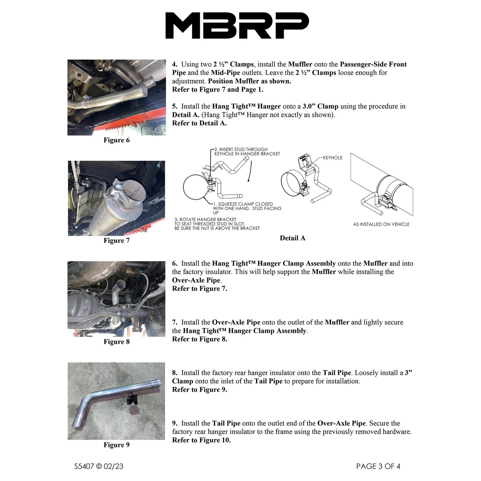 MBRP 3in Tip 3in Cat Back Single Side Exit Street Profile | Nissan Frontier (22-23) (S5407AL)